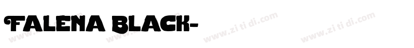 Falena Black字体转换